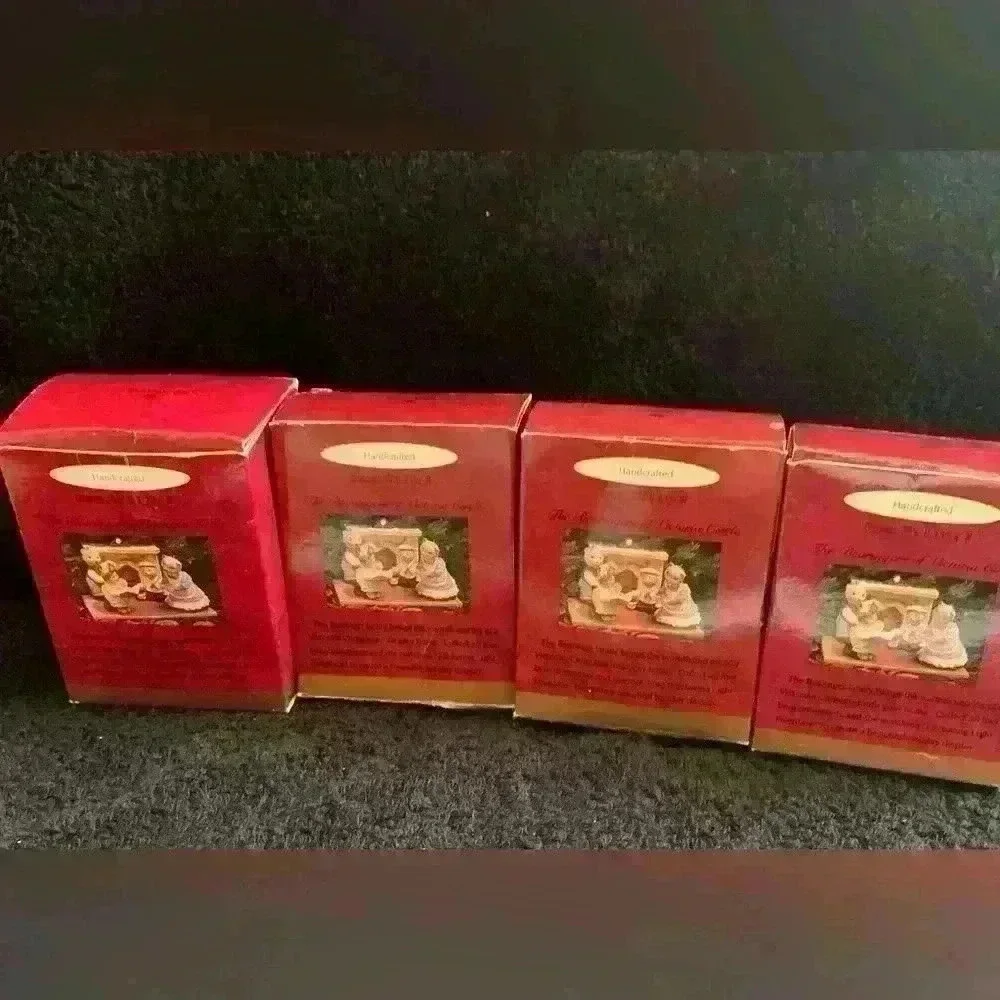 Vintage 1993 Hallmark Keepsake Ornaments, The Bearingers, Set of 4
